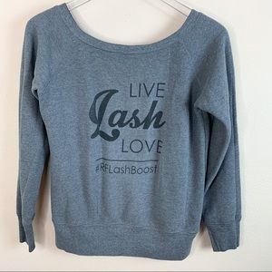 Live Lash Love Lash Boost Pullover Sweater